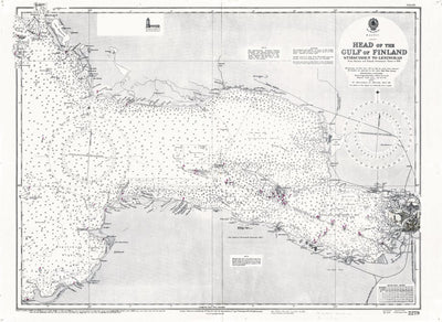 Head of the Gulf of Finland, marine chart (surveys of 1855-1936), 1936 Preview 1