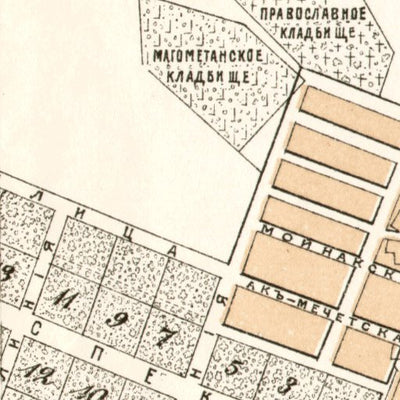 Eupatoria (Yevpatoria, Євпаторія, Евпатория) city map, 1905 Preview 2