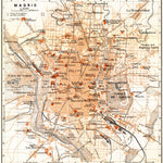 Madrid city map, 1899 Preview 1