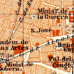 Madrid city map, 1899 Preview 2