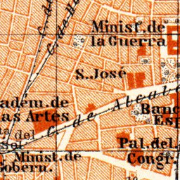 Madrid city map, 1899 Preview 2