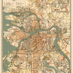 Leningrad (Ленинград, Saint Petersburg) city map, 1937 Preview 1
