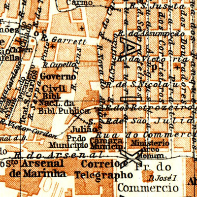 Lisbon (Lisboa) city map, 1929 Preview 3