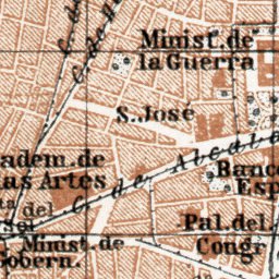 Madrid city map, 1913 Preview 2