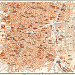 Madrid, city centre map, 1899 Preview 1