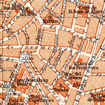 Madrid, city centre map, 1899 Preview 3