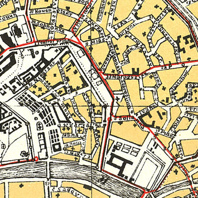 Moscow (Москва, Moskva), city map (in French), 1897 Preview 2