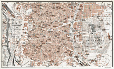 Madrid, central part map, 1913 Preview 1
