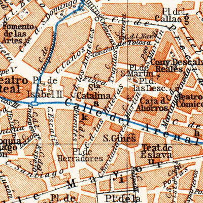 Madrid, city centre map, 1929 Preview 3