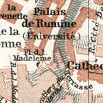 Lausanne city center map, 1909 Preview 2