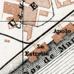 Málaga, city map. Environs of Málaga, 1913 Preview 3