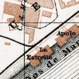 Málaga, city map. Environs of Málaga, 1913 Preview 3