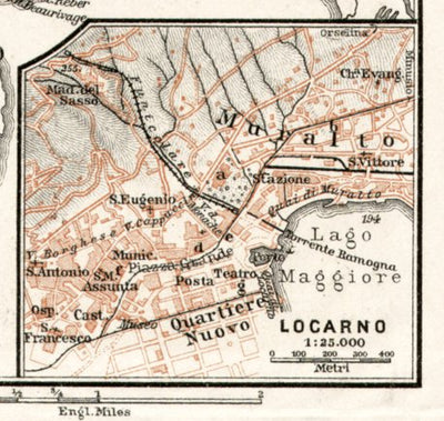 Locarno city map, 1909 Preview 1
