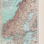 Scandinavia Map (in Russian), 1910 Preview 1