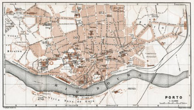 Porto city map, 1913 Preview 1