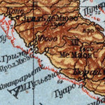 New Caledonia Map (in Russian), 1910 Preview 2