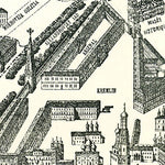 Moscow (Москва, Moskva) pictorial map (in French), 1897 Preview 2