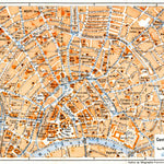 Moscow (Москва, Moskva), central part map, 1928 Preview 1