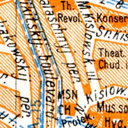 Moscow (Москва, Moskva), central part map, 1928 Preview 3