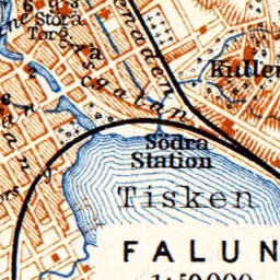 Falun town plan, 1910 Preview 2
