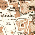 Moscow (Москва, Moskva) central part map, 1914 Preview 2
