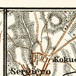 Sergiev Posad (Сергiевъ Посадъ, now Sergievo) environs map, 1914 (first version) Preview 3