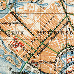 Saint Petersburg (Санктъ-Петербургъ, Sankt-Peterburg) city map, in French, 1914 Preview 3