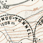 Gotthard railway. St. Gotthard spiral (loop) tunnels in the Biaschina Ravine, 1909 Preview 2