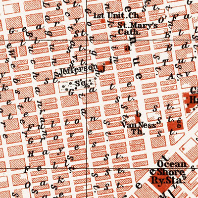 San Francisco city map, 1909 Preview 2