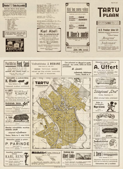 Tartu town plan, 1938 Preview 1