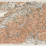 Switzerland, general map, 1909 Preview 1