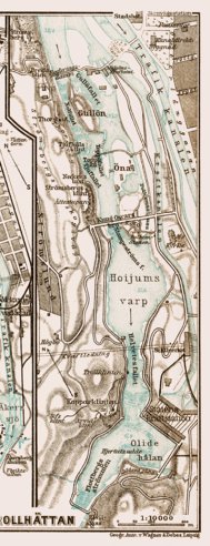 Trollhättan town plan. South of Trollhättan, 1931 Preview 1