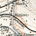 Gotthard railway. St. Gotthard spiral (loop) tunnels near Wassen, 1909 Preview 2