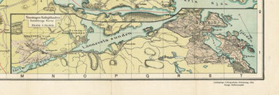 Saltsjöbaden and environs map, 1913 Preview 1
