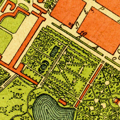 Tsarskoe Selo (Царское Село, nowadays Pushkin) town plan, 1910-1914 Preview 2