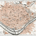 Seville (Sevilla) city map, 1913 Preview 1
