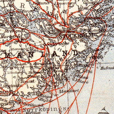 South of Sweden map, 1910 Preview 3