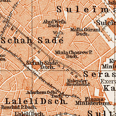 Constantionople (قسطنطينيه, İstanbul, Istanbul) city map, 1914 Preview 2