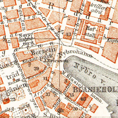 Stockholm city map, 1910 Preview 2