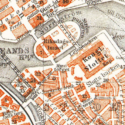 Stockholm city map, 1910 Preview 3