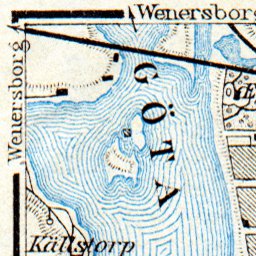 Trollhättan town plan. Trollhättan centre map, 1910 Preview 3
