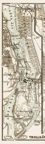 Trollhättan town plan, 1929 Preview 1