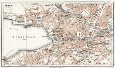 Zürich map, 1909 Preview 1