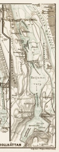 Trollhättan town plan. South of Trollhättan, 1929 Preview 1