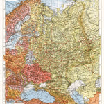 Soviet Union, European part general map, 1928 Preview 1