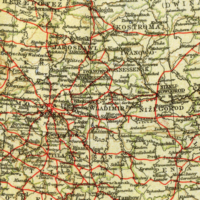 Soviet Union, European part general map, 1928 Preview 2