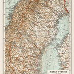 Map of the northern part of Sweden, 1929 Preview 1