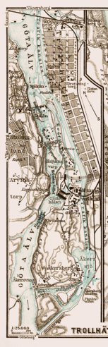 Trollhättan town plan, 1931 Preview 1