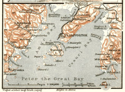 Vladivostok environs map, 1914 Preview 1