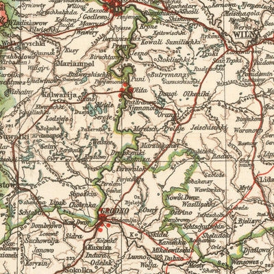West european Russia on the map of German-Austrian-Russian Boundary Area (WW I theatre). About 1916 Preview 2
